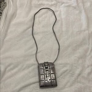 Zara Silver Crossbody Bag